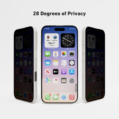 iPhone 16 Pro Privacy Glass Screen Protector